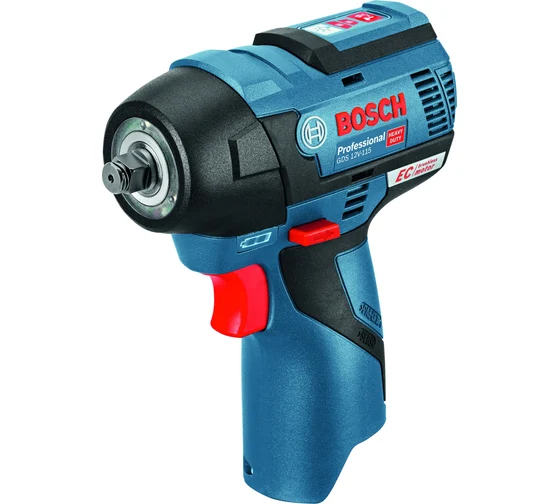 Гайковерт аккумуляторный ударный (без аккумулятора) BOSCH GDS 12V-115 SOLO PROFESSIONAL (06019E0101) Гайковерты