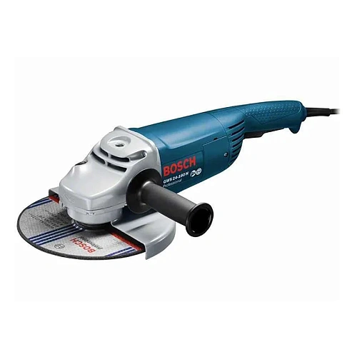 Шлифмашина угловая двуручная сетевая с фланцем BOSCH GWS 24-180 JH PROFESSIONAL Машины шлифовальные