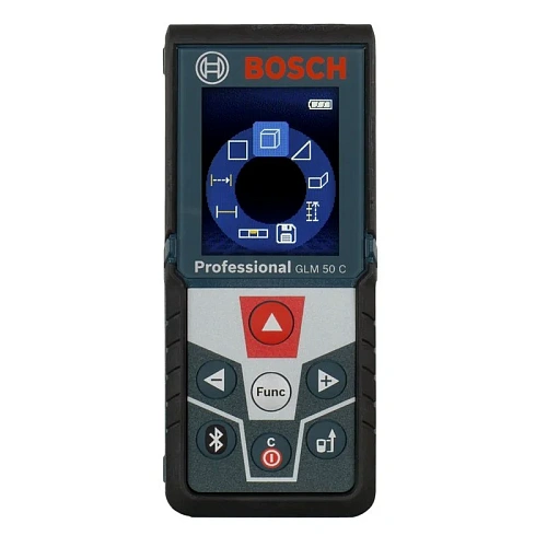 Дальномер лазерный с 2 батарейками (AAA) и комплектом принадлежностей BOSCH GLM 50 C PROFESSIONAL Дальномеры