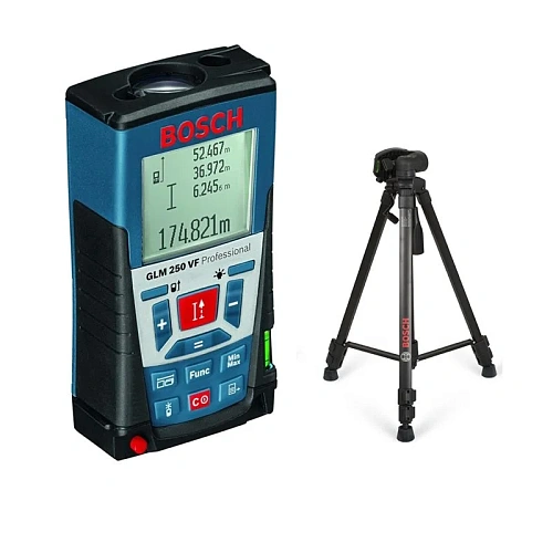 Дальномер лазерный с батарейками BOSCH GLM 250 VF PROFESSIONAL Дальномеры