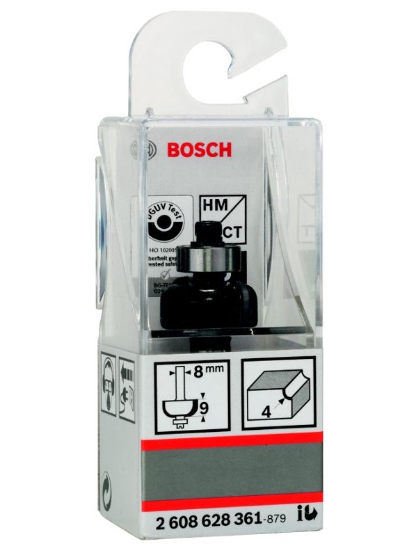 Фреза галтельная для кромочных и ручных фрезеров BOSCH STANDARD FOR WOOD 2 608 628 361 Рубанки