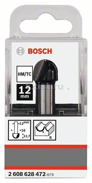 Фреза галтельная для кромочных и ручных фрезеров BOSCH STANDARD FOR WOOD 2 608 628 472 Рубанки