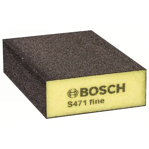 Губка комбинированная шлифовальная для ручного шлифования BOSCH S471 BEST FOR FLATS & EDGES 2 608 608 226 Паркетно-шлифовальные машины