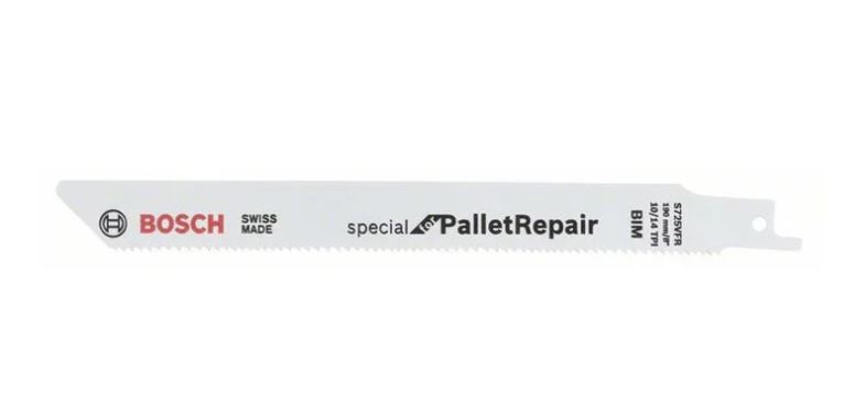 Полотно пильное сабельное для сабельных пил BOSCH S 725 VFR SPECIAL FOR PALLET REPAIR 2 608 658 033 Сабельные пилы