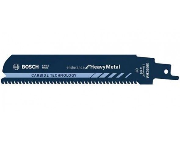 Полотно пильное сабельное для сабельных пил BOSCH S 955 CHM ENDURANCE FOR HEAVY METAL 2 608 653 181 Сабельные пилы