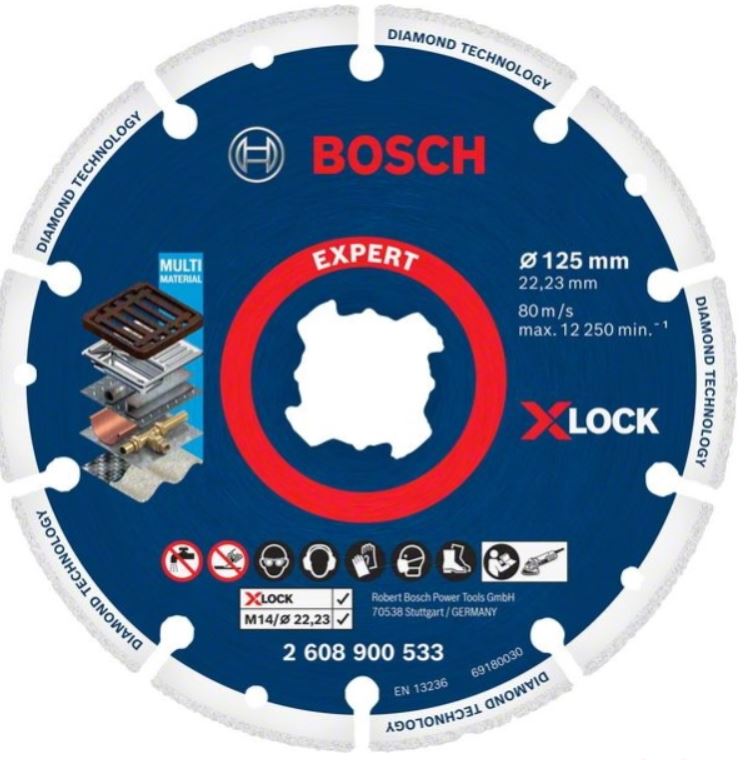 Алмазный круг для резки металла для малых УШМ BOSCH 2 608 900 531 Алмазные пилы