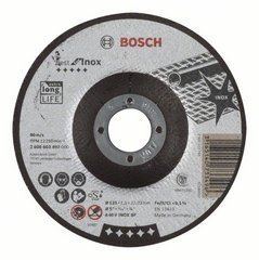 Диск отрезной для малых угловых шлифовальных машин BOSCH BEST FOR INOX 2 608 603 497 Паркетно-шлифовальные машины