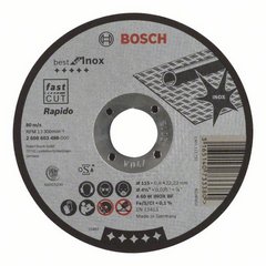 Диск отрезной для малых УШМ BOSCH BEST FOR INOX RAPIDO 2 608 603 486 Нарезчики швов