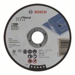 Диск отрезной для малых УШМ BOSCH BEST FOR METAL 2 608 603 518 Нарезчики швов