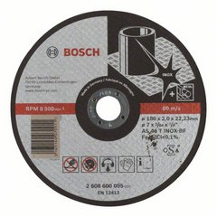 Диск отрезной для больших УШМ со стопорной гайкой BOSCH EXPERT FOR INOX 2 608 600 095 Горелки газовые