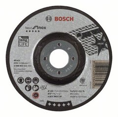 Круг обдирочный для малых УШМ BOSCH EXPERT FOR INOX 2 608 603 511 Ножи