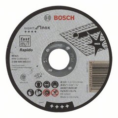 Диск отрезной для малых УШМ BOSCH EXPERT FOR INOX RAPIDO 2 608 600 545 Нарезчики швов