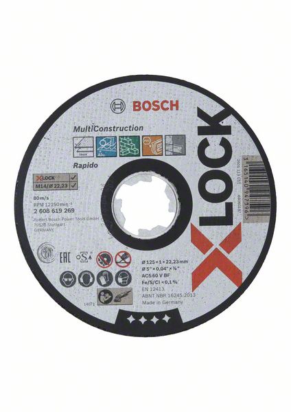 BOSCH X-LOCK MULTI CONSTRUCTION 2 608 619 269 Ножи