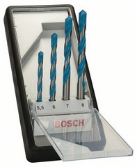 Набор из 4 сверл для различных материалов BOSCH CYL-9 MULTICONSTRUCTION 2 607 010 522 Наборы ключей