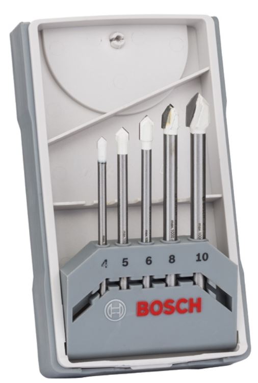 Набор из 5 сверл по плитке BOSCH CYL-9 SOFTCERAMIC 2 608 587 169 Наборы ключей