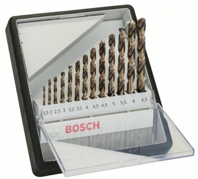 Набор из 19 сверл для безударных дрелей и шуруповертов BOSCH HSS 2 607 019 926 Дрели и шуруповерты