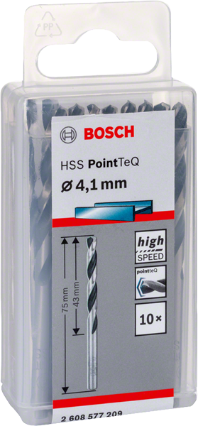 Сверло по металлу для дрелей и шуруповертов BOSCH HSS POINTTEQ 2 608 577 209 Дрели и шуруповерты