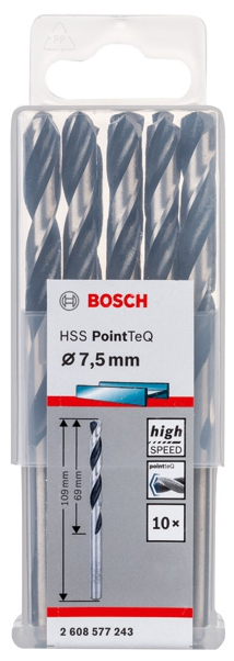 BOSCH HSS POINTTEQ 2 608 577 243 Дрели и шуруповерты