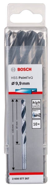 Сверло по металлу для дрелей и шуруповертов BOSCH HSS POINTTEQ 2 608 577 267 Дрели и шуруповерты