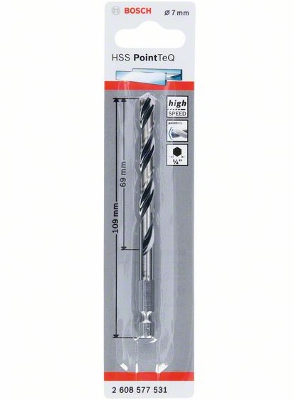 BOSCH HSS POINTTEQ 2 608 577 531 Дрели и шуруповерты