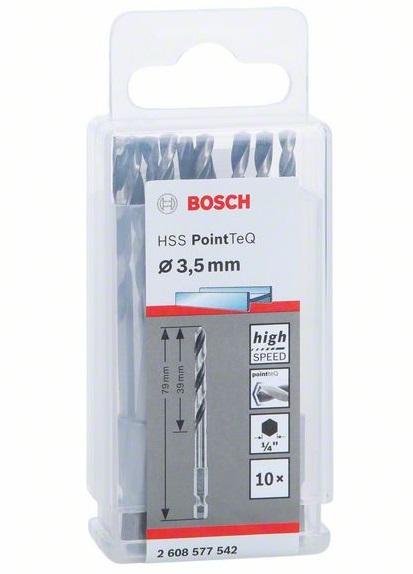 BOSCH HSS POINTTEQ 2 608 577 542 Дрели и шуруповерты