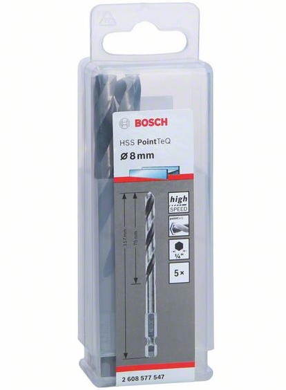 BOSCH HSS POINTTEQ 2 608 577 547 Дрели и шуруповерты