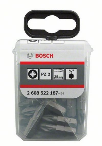 Бита для шуруповерта для дрелей/шуруповертов BOSCH EXTRA HARD 2 608 522 187 Дрели и шуруповерты