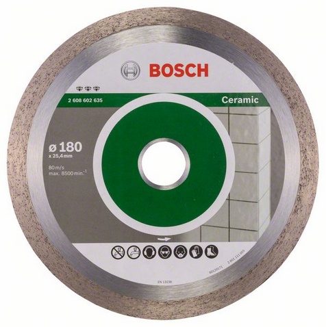 Диск алмазный отрезной для резаков по плитке BOSCH BEST FOR CERAMIC 2 608 602 635 Дрели алмазного бурения