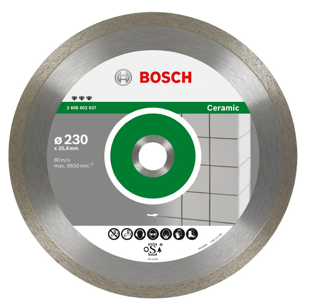 Диск алмазный отрезной для резаков по плитке BOSCH BEST FOR CERAMIC 2 608 602 637 Дрели алмазного бурения