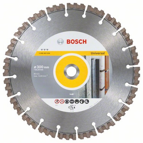 Диск алмазный отрезной BOSCH BEST FOR UNIVERSAL 2 608 603 635 Дрели алмазного бурения