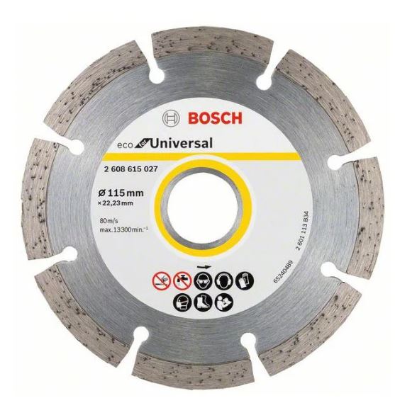 Диск алмазный отрезной BOSCH ECO FOR UNIVERSAL SEGMENTED 2 608 615 027 Дрели алмазного бурения