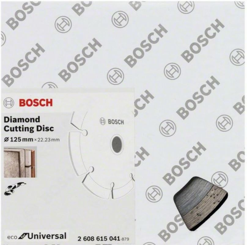 Диск алмазный отрезной BOSCH ECO FOR UNIVERSAL SEGMENTED 2 608 615 041 Дрели алмазного бурения