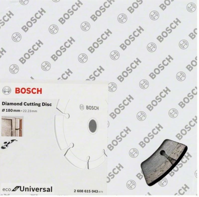 Диск алмазный отрезной для больших УШМ со стопорной гайкой BOSCH ECO FOR UNIVERSAL SEGMENTED 2 608 615 043 Дрели алмазного бурения