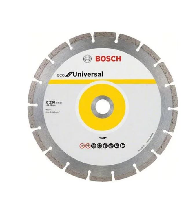 Диск алмазный отрезной для больших УШМ со стопорной гайкой BOSCH ECO FOR UNIVERSAL SEGMENTED 2 608 615 044 Дрели алмазного бурения