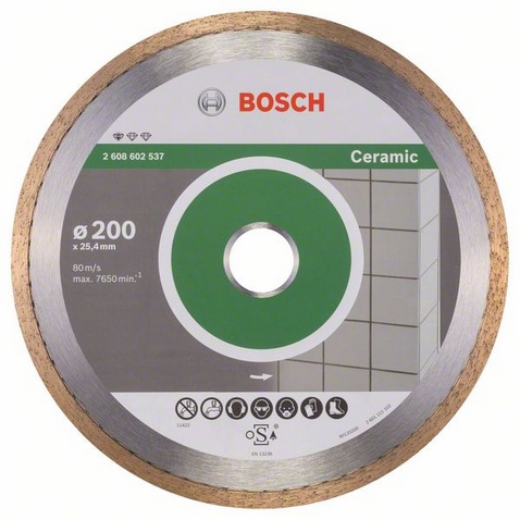 Диск алмазный отрезной для резаков по плитке BOSCH STANDARD FOR CERAMIC 2 608 602 537 Дрели алмазного бурения