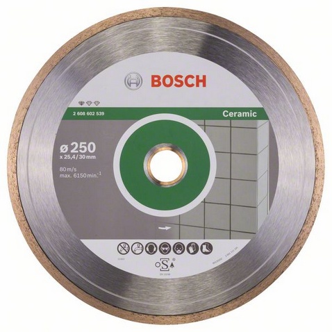 Диск алмазный отрезной для резаков по плитке BOSCH STANDARD FOR CERAMIC 2 608 602 539 Дрели алмазного бурения