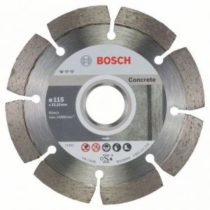 Диск алмазный отрезной для малых УШМ BOSCH STANDARD FOR CONCRETE 2 608 603 239 Дрели алмазного бурения