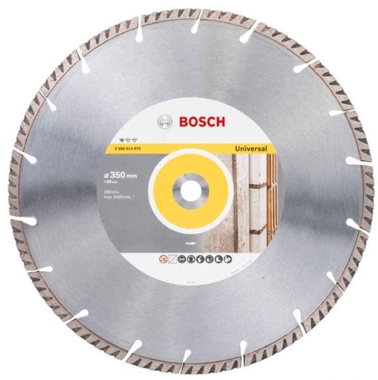 Диск алмазный отрезной для циркулярных пил и бенорезов BOSCH STANDARD FOR UNIVERSAL 2 608 615 070 Дрели алмазного бурения