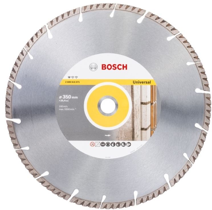 Диск алмазный отрезной для циркулярных пил и бенорезов BOSCH STANDARD FOR UNIVERSAL 2 608 615 071 Дрели алмазного бурения